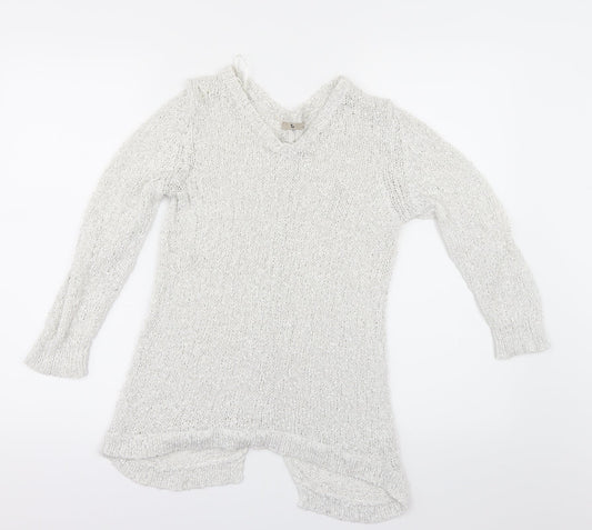 TU Womens White   Pullover Jumper Size 12