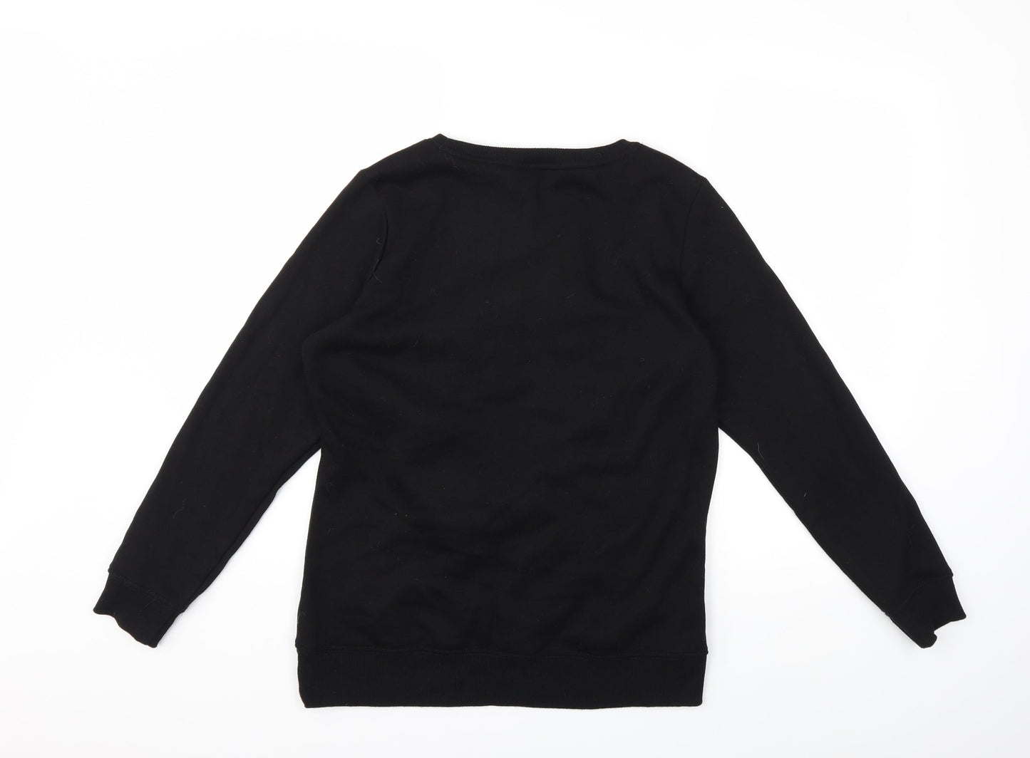 F&F Womens Black   Pullover Sweatshirt Size 12