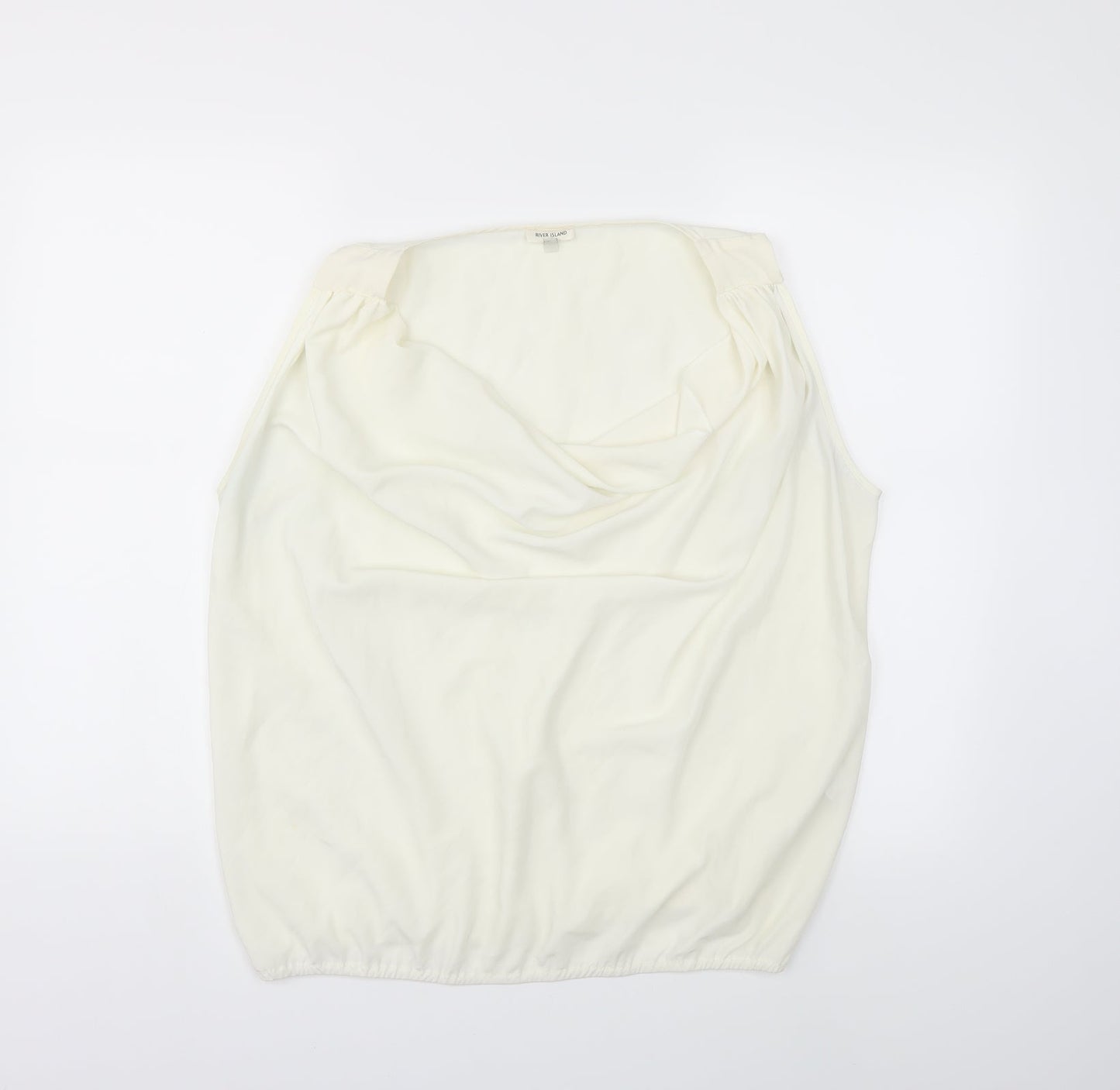 River Island Womens Ivory   Basic Blouse Size 16