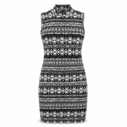 Front view of Atmosphere women’s black bodycon, size UK 8