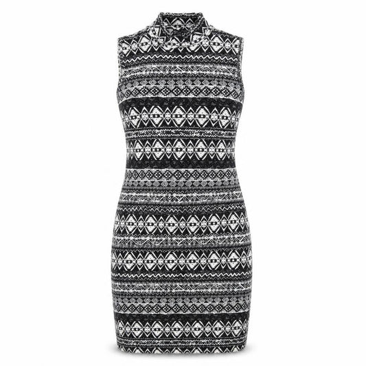 Front view of Atmosphere women’s black bodycon, size UK 8