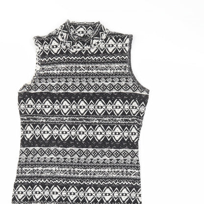 Close-up detail of Atmosphere women’s black bodycon, size UK 8