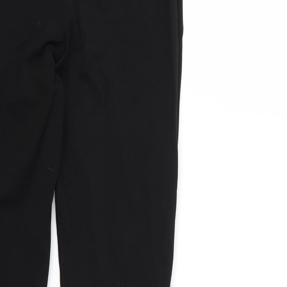 PRETTYLITTLETHING Womens Black   Trousers  Size 10 L27 in