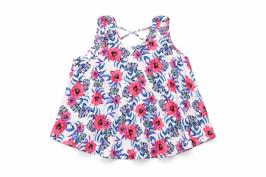 Primark Girls Pink Floral  Basic T-Shirt Size 11-12 Years