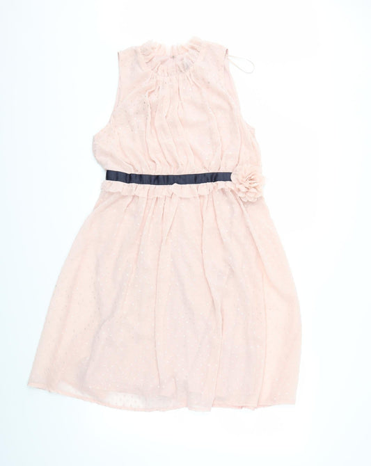 Yessica Womens Pink   Fit & Flare  Size 12