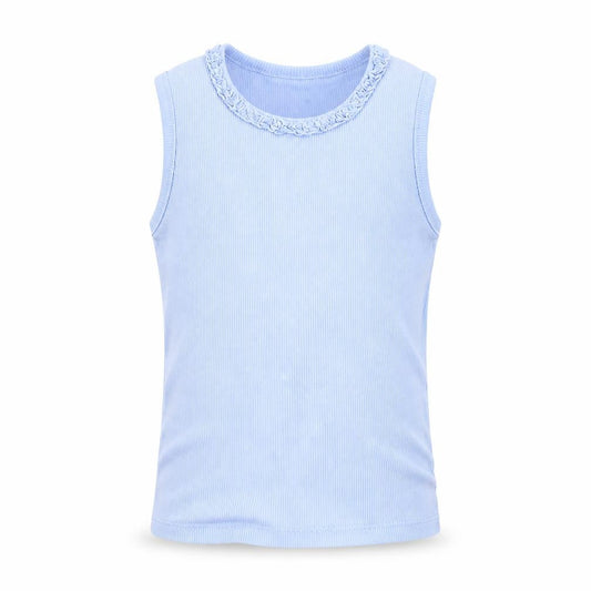 George Girls Blue   Basic T-Shirt Size 6 Years