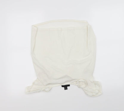 Back view of Atmosphere women’s white basic blouse, size UK 8