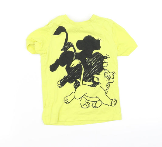 George Boys Yellow   Basic T-Shirt Size 2 Years