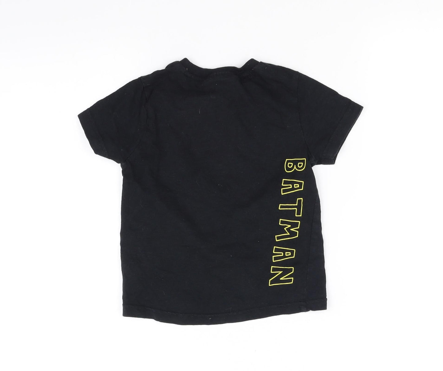 Batman Boys Black   Basic T-Shirt Size 2-3 Years