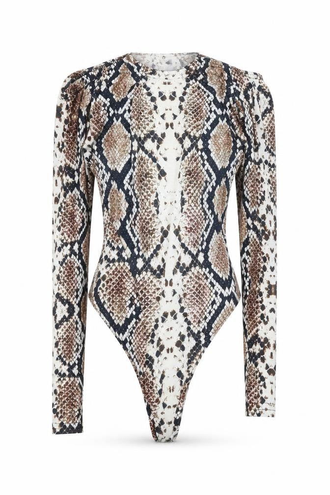PRETTYLITTLETHING Womens White Animal Print  Playsuit One-Piece Size M L10 in