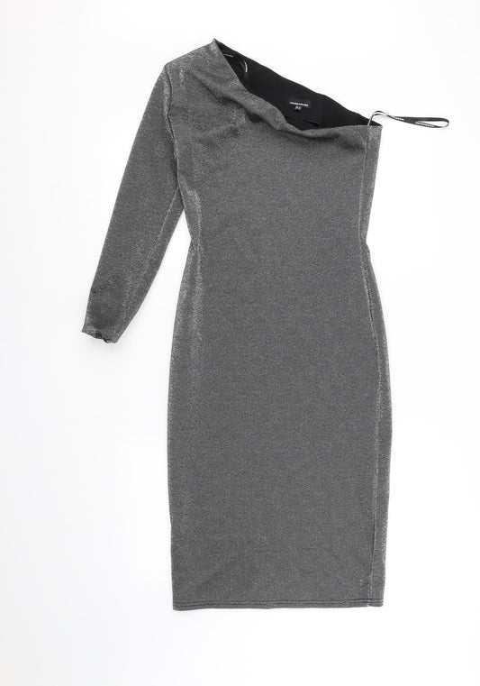 pre worn Womens Grey   Fit & Flare  Size 10