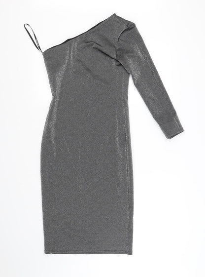 Womens Grey   Fit & Flare  Size 10