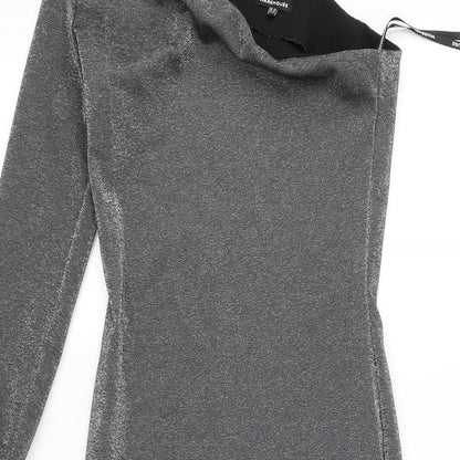 Womens Grey   Fit & Flare  Size 10