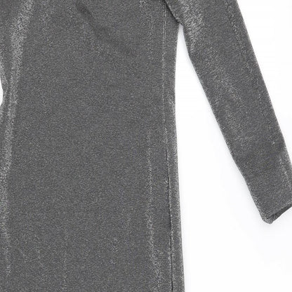 Womens Grey   Fit & Flare  Size 10