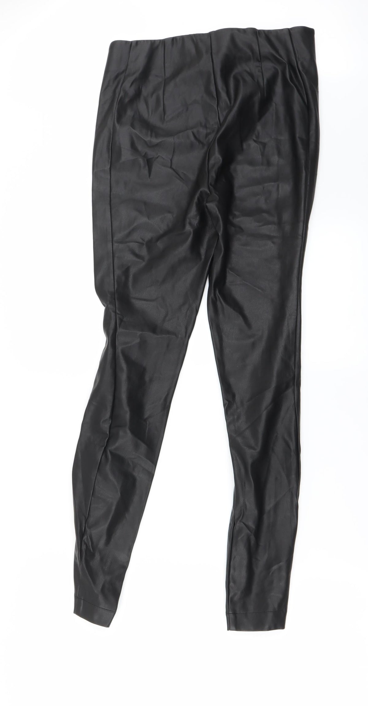 Back view of Next women’s black trousers, size UK 8, 27-inch leg