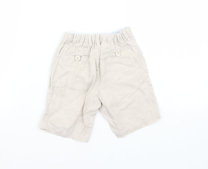 Back view of Monsoon Baby Beige Capri Trousers, size 12-18, Months