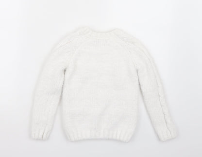 Back view of girls’ jumper