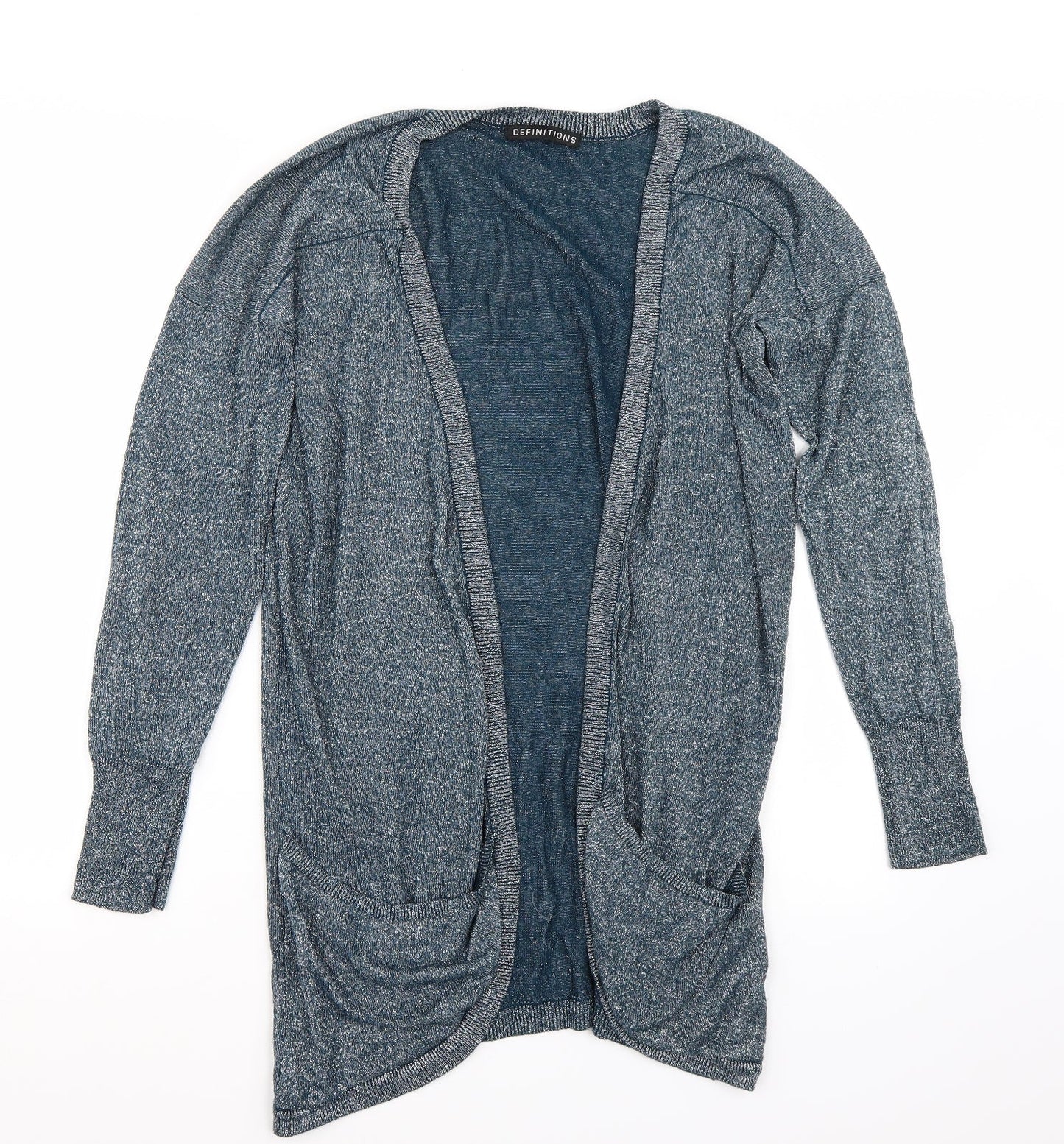 Definitions Womens Blue   Cardigan Jumper Size 14