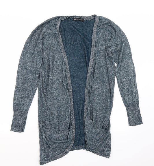 Definitions Womens Blue   Cardigan Jumper Size 14