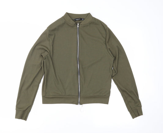 Boohoo Womens Green   Jacket  Size 8