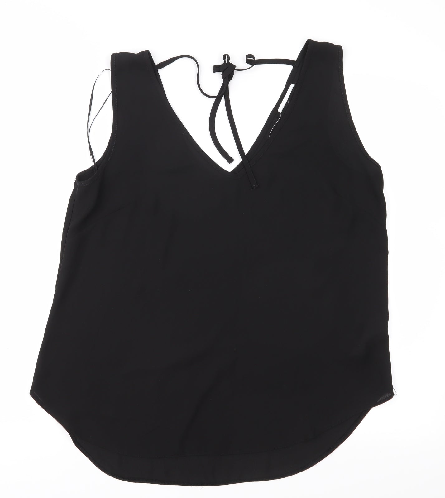 Preworn Womens Black   Basic Blouse Size 12