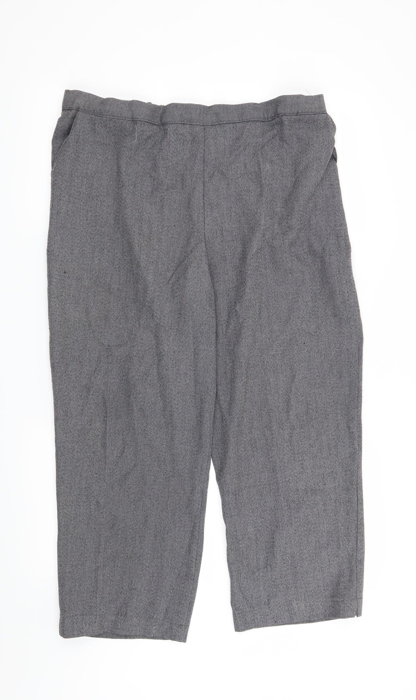 Preworn Womens Grey   Trousers  Size 18 L24 in