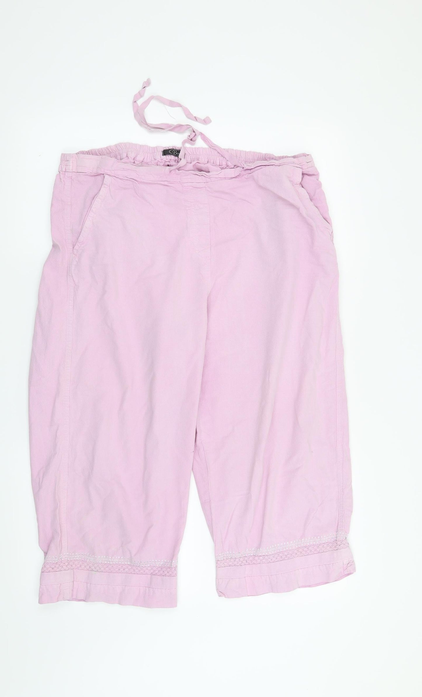 Bonmarché Womens Purple   Trousers  Size M L22 in