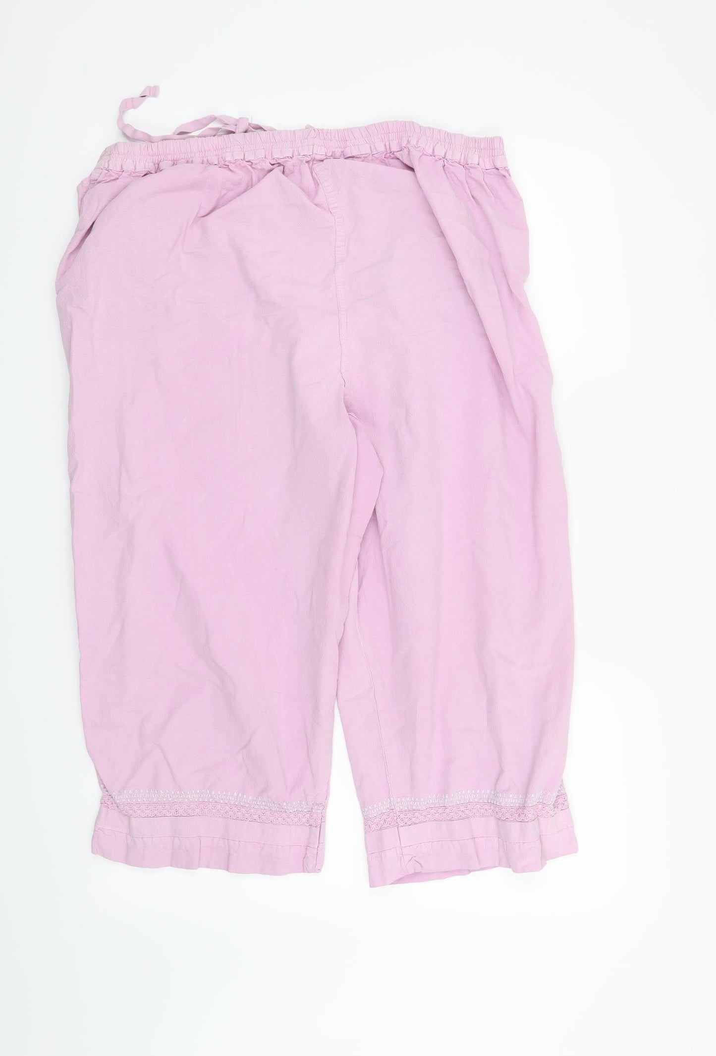 Bonmarché Womens Purple   Trousers  Size M L22 in