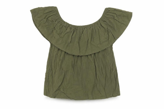 Miss Selfridge Womens Green   Basic Blouse Size 10
