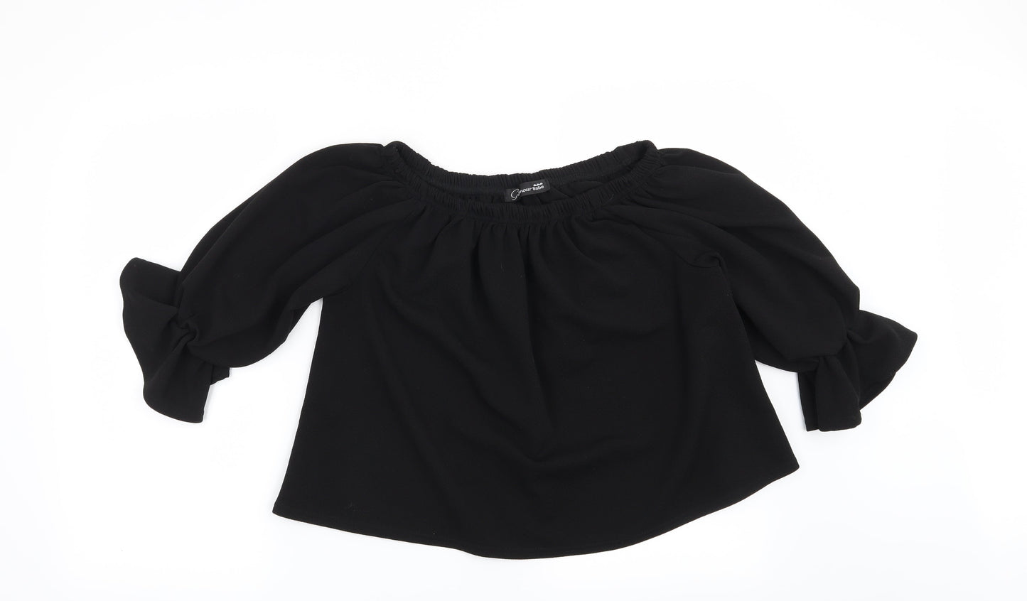 Preworn Womens Black   Basic Blouse Size S