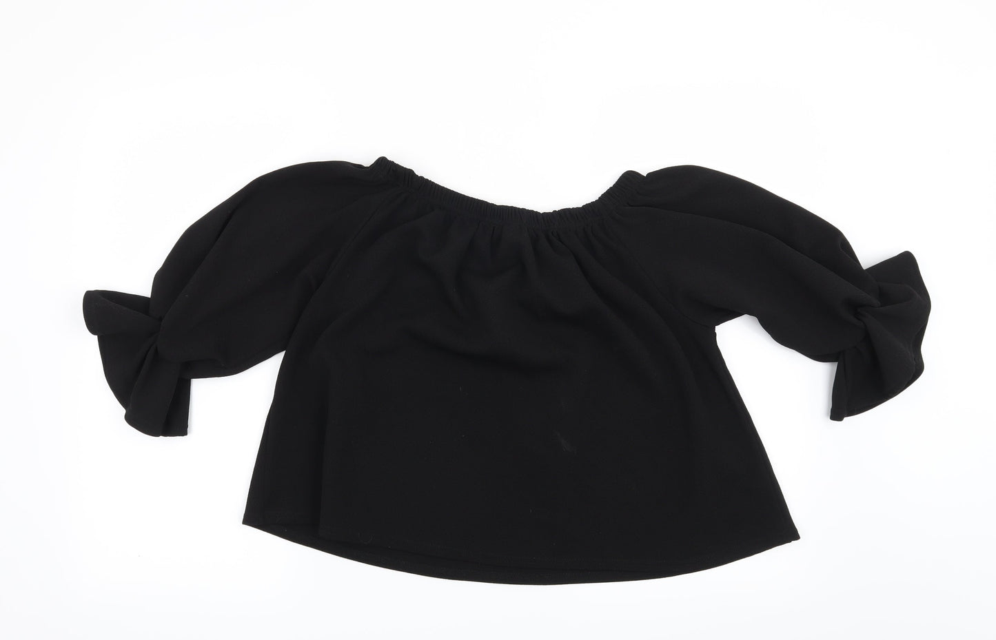Preworn Womens Black   Basic Blouse Size S