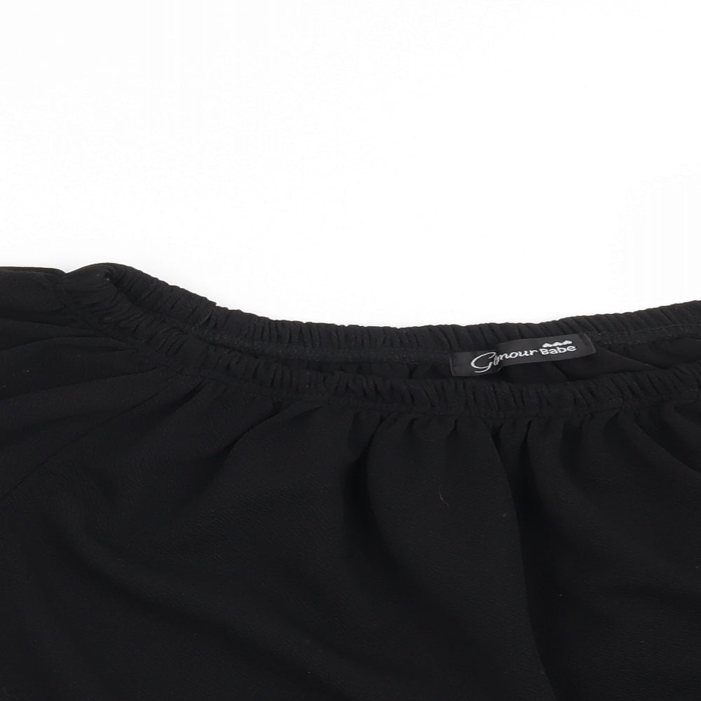 Preworn Womens Black   Basic Blouse Size S