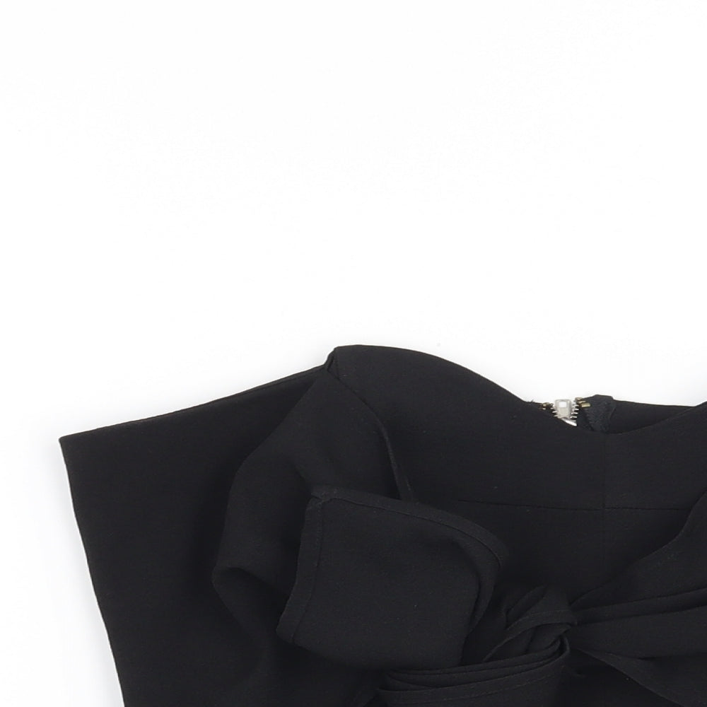 Preworn Womens Black   Basic Blouse Size 10