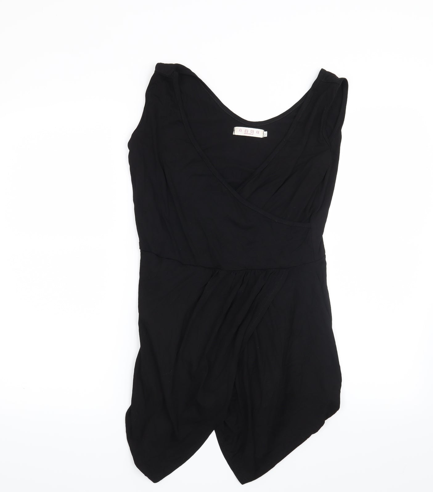 Preworn Womens Black   Basic Blouse Size XL