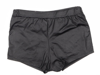 Back view of New Look women’s black skort, size UK 10