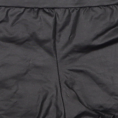 Brand and care label for New Look women’s black skort, size UK 10