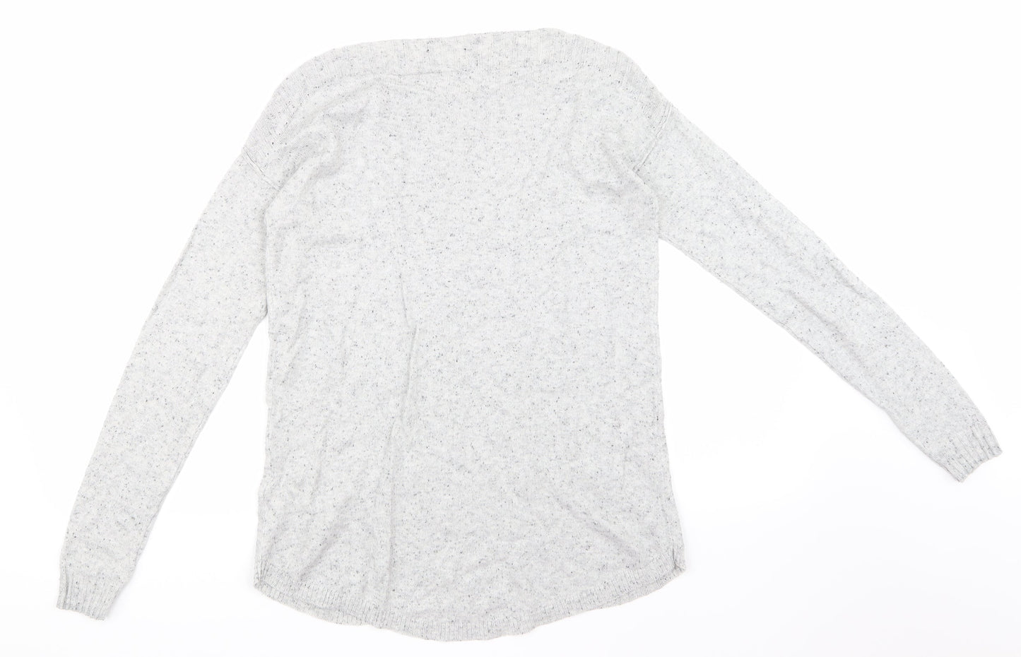 NEXT Womens Grey   Henley Sweatshirt Size 8