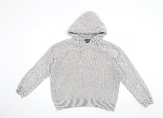 Primark Womens Grey   Pullover Hoodie Size 10