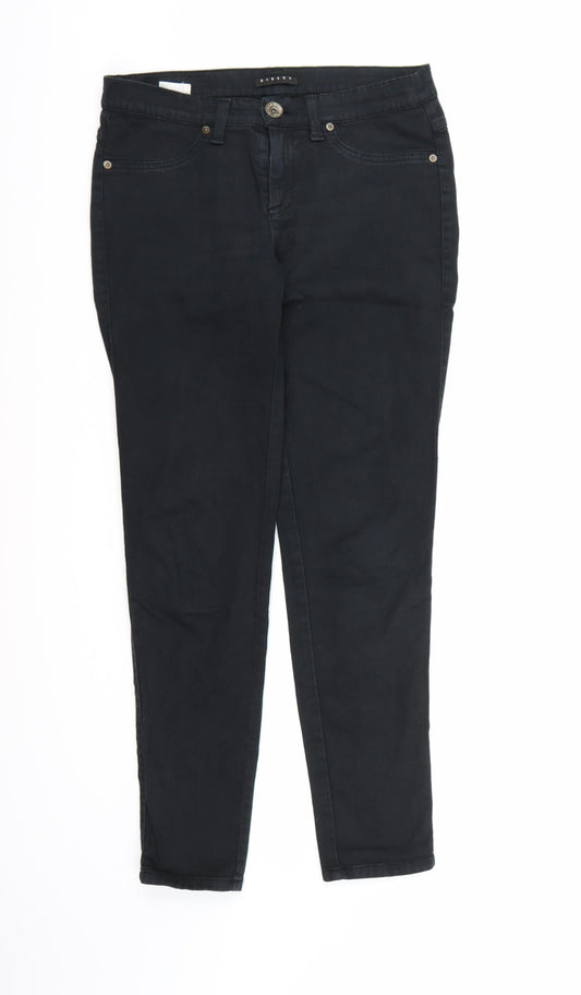 Sisley Mens Black  Denim Skinny Jeans  L30 in