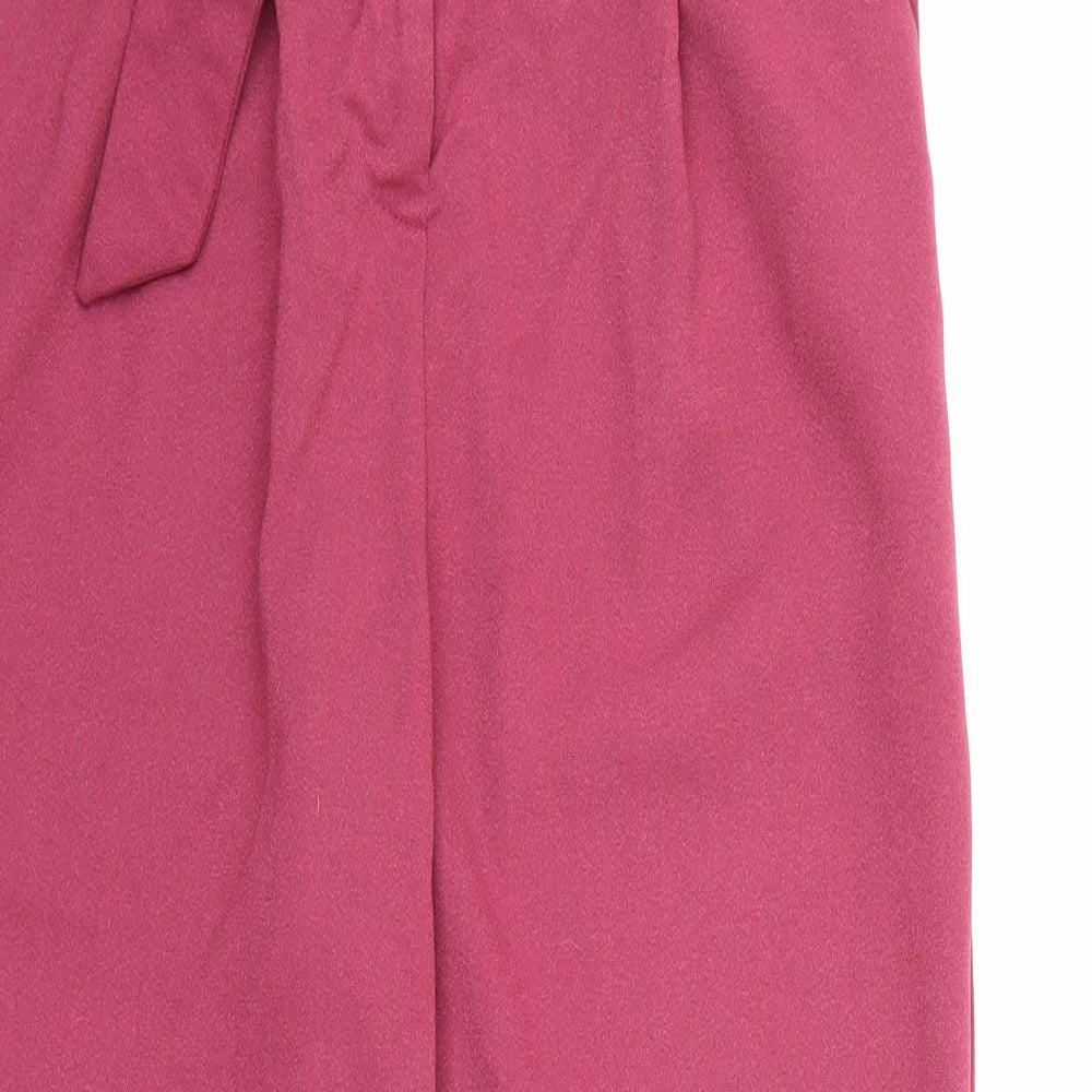 F&F Womens Pink   Bloomer Trousers Size 8 L25 in