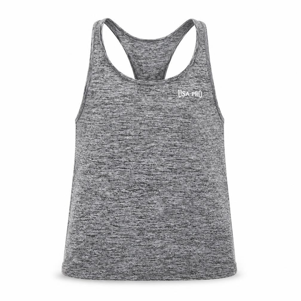 USA Pro Girls Grey   Camisole Tank Size 9-10 Years