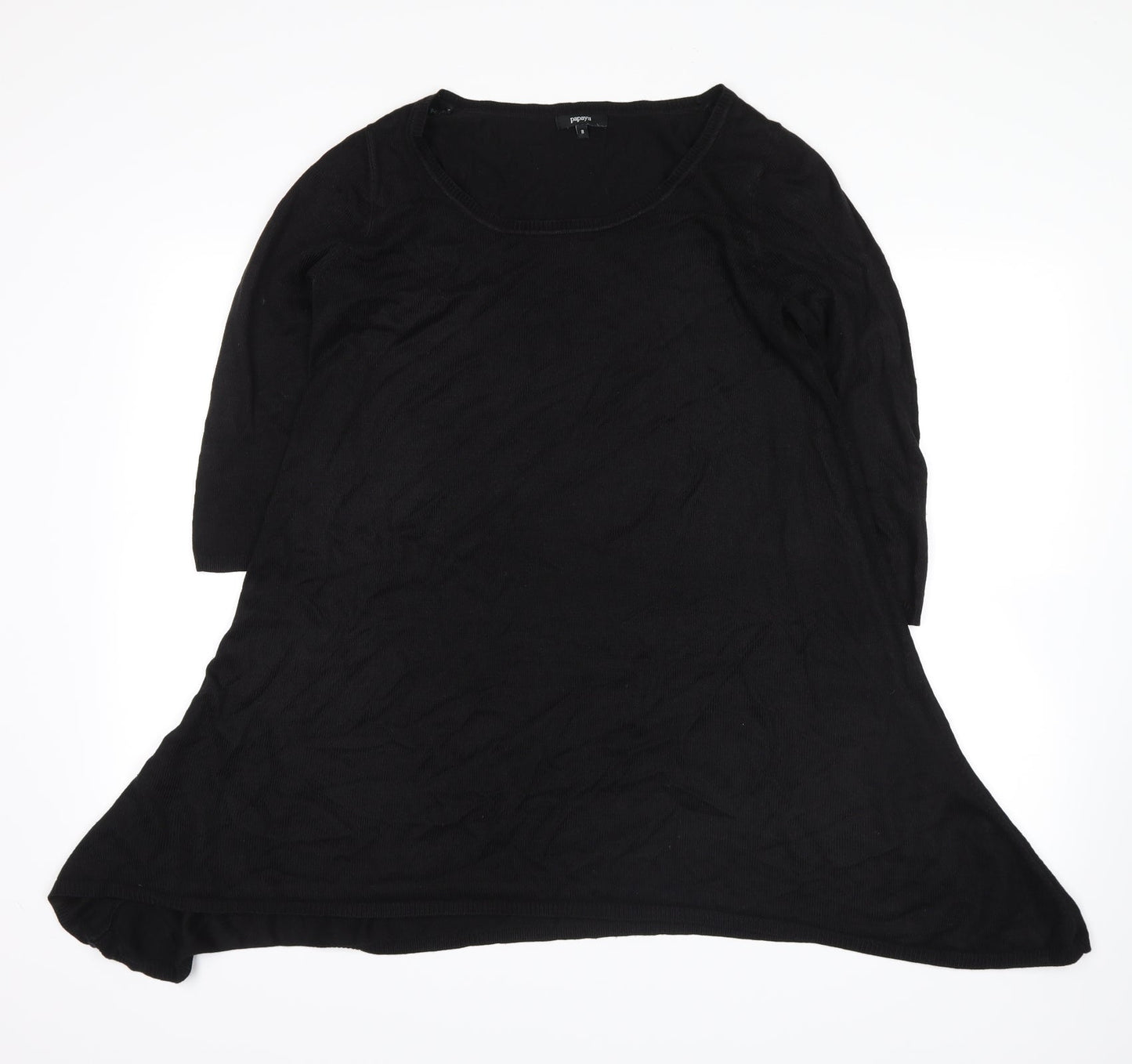 Papaya Womens Black   Pullover Jumper Size 8