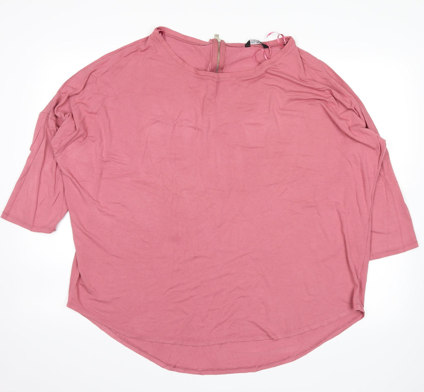 Select Womens Pink   Basic Blouse Size 18