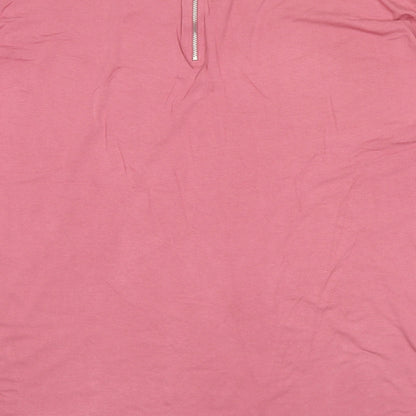 Brand and care label for Select women’s pink basic blouse, size UK 18