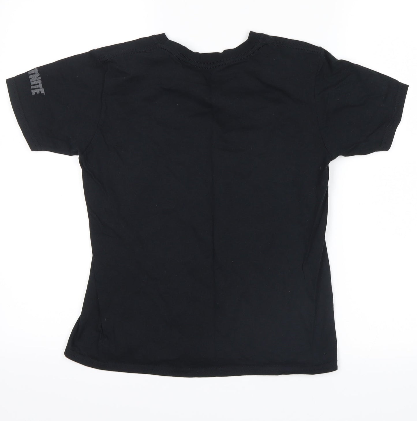 fortnite Boys Black   Basic T-Shirt Size L