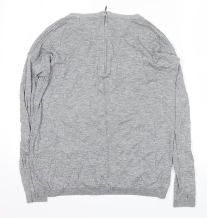 Back view of Next women’s grey jumper, size S