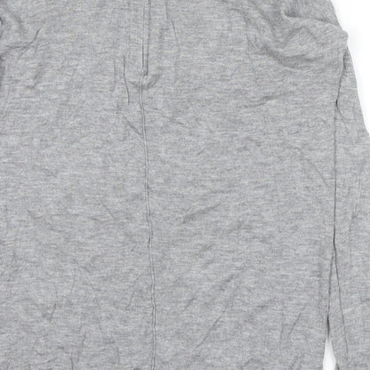 Brand and care label for Next women’s grey jumper, size S