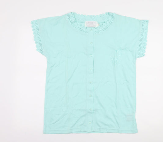 nuggets Womens Blue   Basic Button-Up One Size