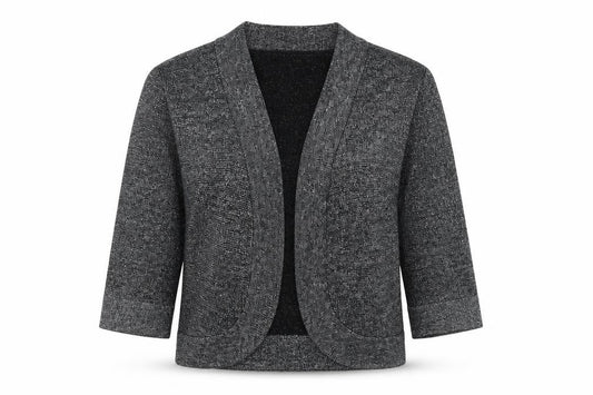 Front view of Bonmarché women’s grey overcoat coat, size M