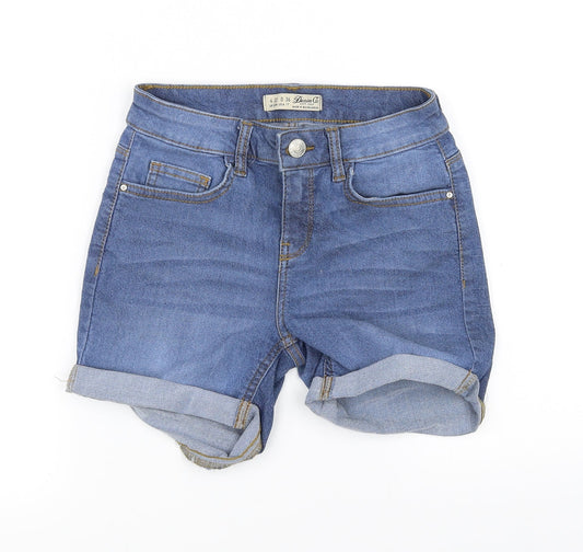 DENIMCO Womens Blue   Chino Shorts Size 4